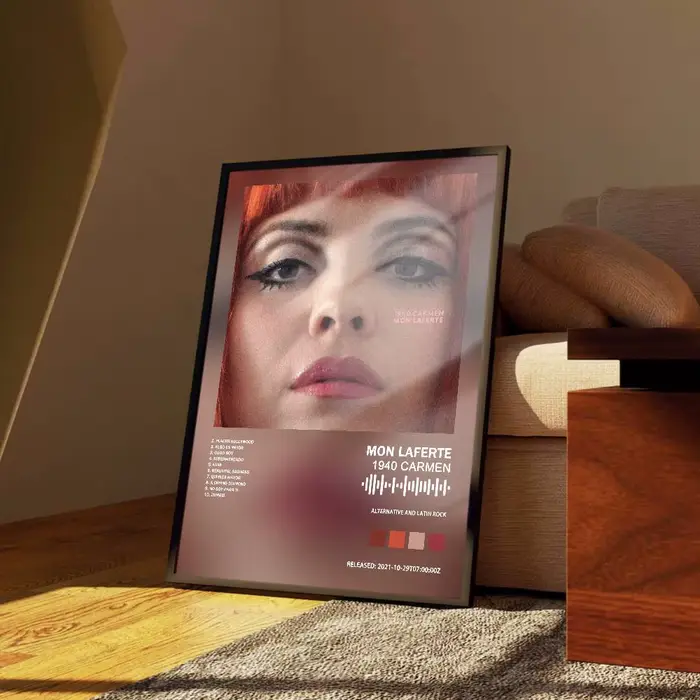 Mon Laferte Album affiche HD Art maison salon chambre Bar esthétique toile peinture