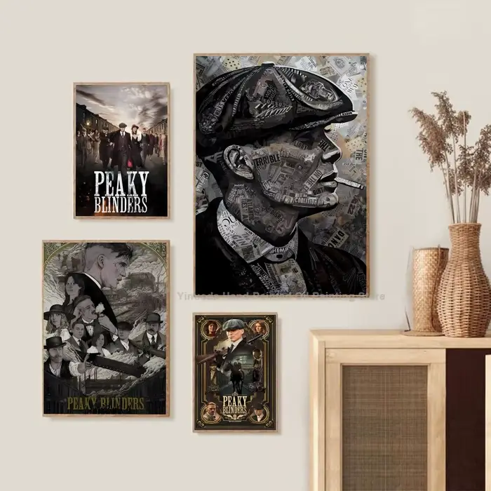 Affiche en papier imprimé Tommy Shelby Peaky Blinders