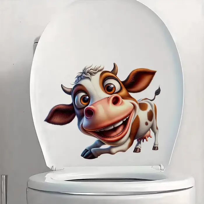 # Autocollants vache amusants