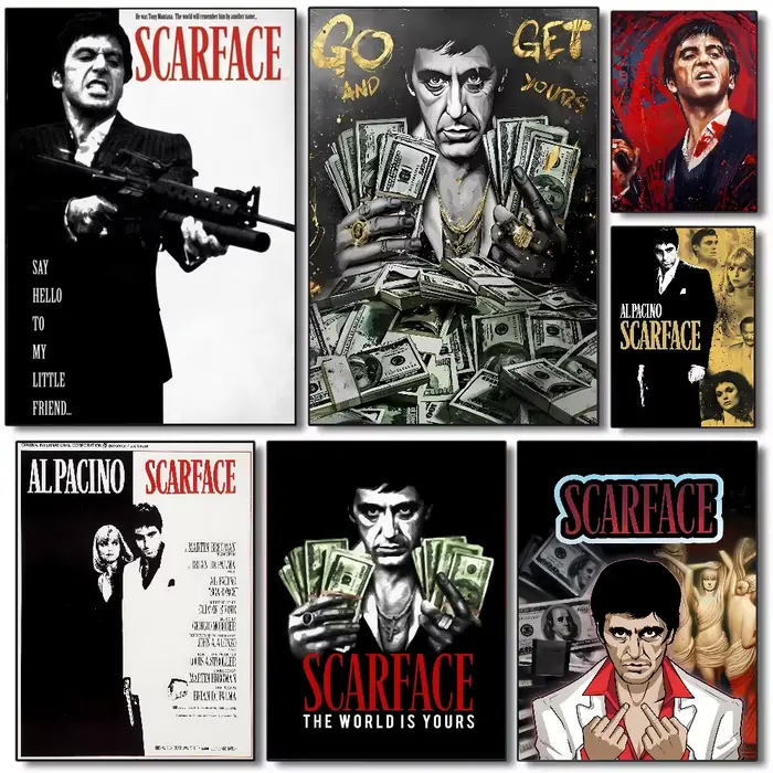 Affiche de film classique Scarface HD
