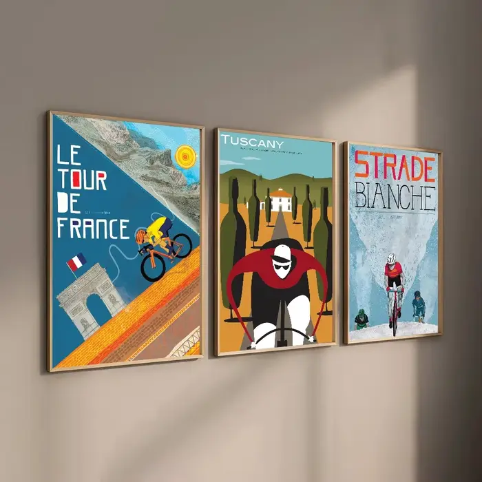 Affiche de vélo Vintage