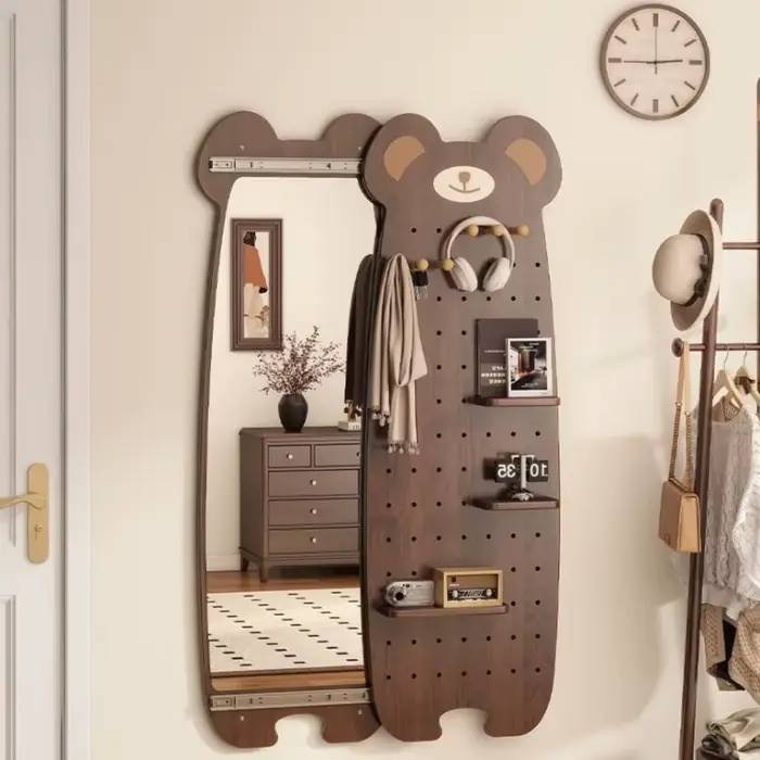 Présentoirs flexibles miroir Luxe moderne dortoir créatif