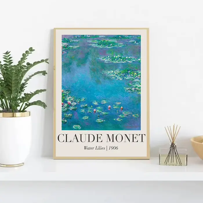 Affiche d'artiste impressionniste de Claude Monet