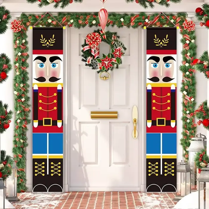Soldat Casse-Noisette Bannière De Noël