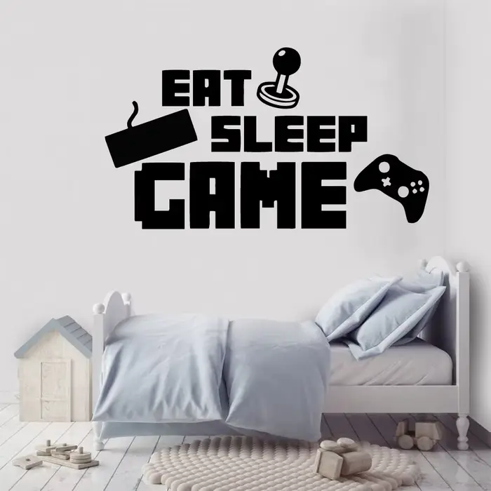 Autocollant Décoratif de Jeu de Dessin Animé