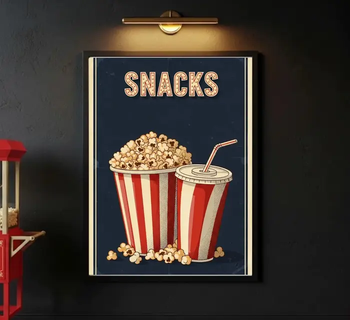 Ensemble d'affiches de film Vintage