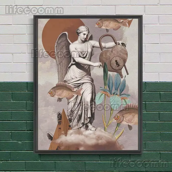 Toile d'art mural abstrait Saint