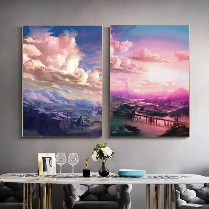 Tableau sur toile Hyrule Village