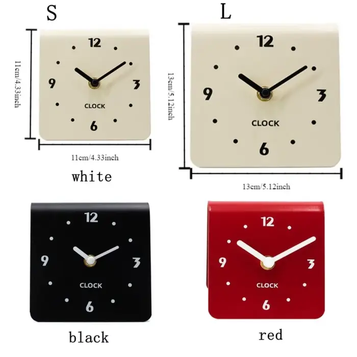 Horloge de Table silencieuse en acrylique