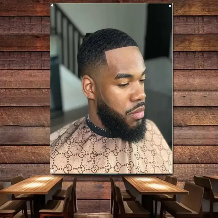 Affiches murales « Meilleures coupes de cheveux pour hommes noirs » - Tapisserie murale « Coupe de c