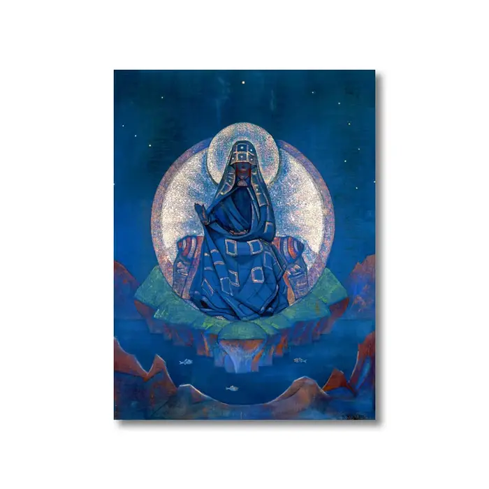 Affiche d'art mural imprimée de la vierge marie, icône religieuse, décoration de maison de notre dam
