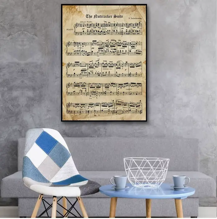 Affiche et impression de partitions Vintage casse-noisette