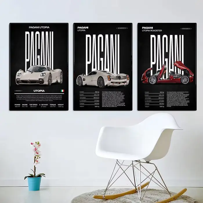 Affiche Super Car P-Pagani
