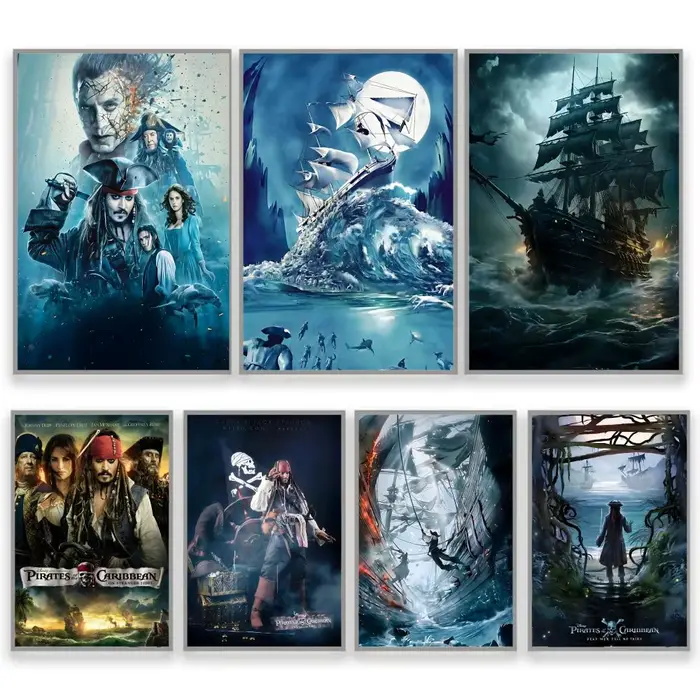 Affiche HD Pirates des Caraïbes La Malédiction de la Perle Noire
