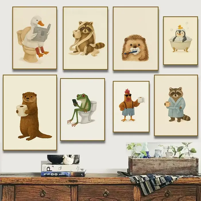 Affiche Murale Amusante : Otter