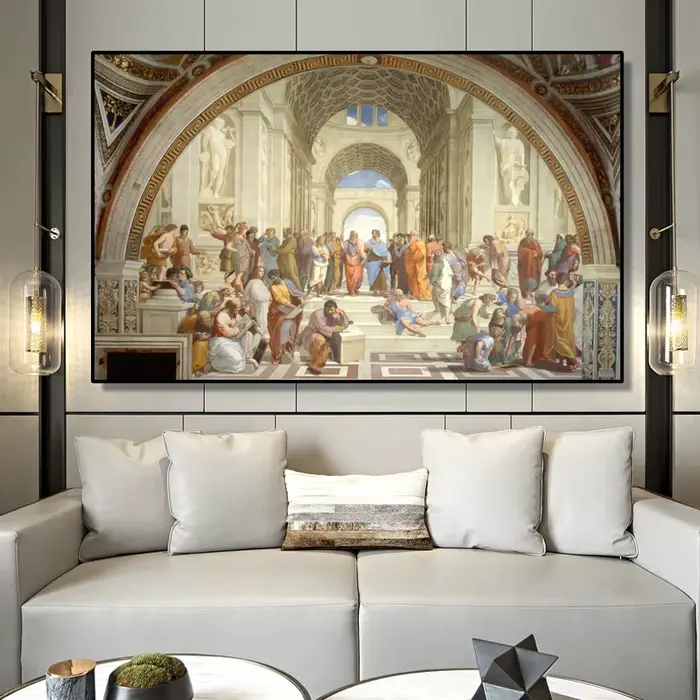Célèbre école d'art de peinture d'athènes de Raphael