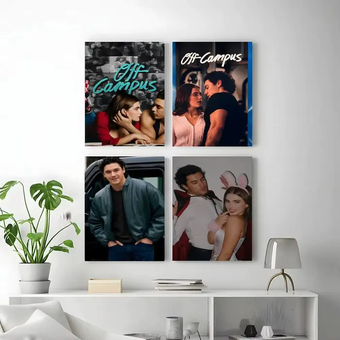 Affiche autocollante en papier imperméable « College Romance O-Off C-Campus » pour décoration murale de café