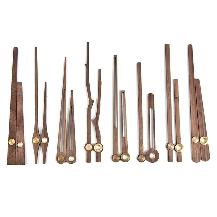 Pointeurs en bois bricolage horloge murale aiguilles 12 pouces