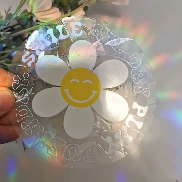 Capteur de soleil Stickers Muraux Fenêtre D'arc-En-Ciel Miroir Autocollant BRICOLAGE