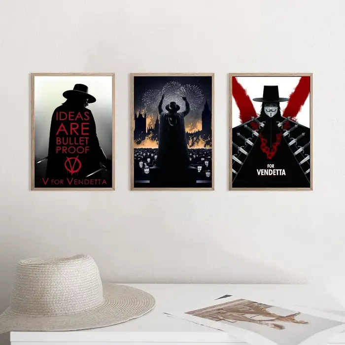 Impression d'affiche de film de V For Vendetta