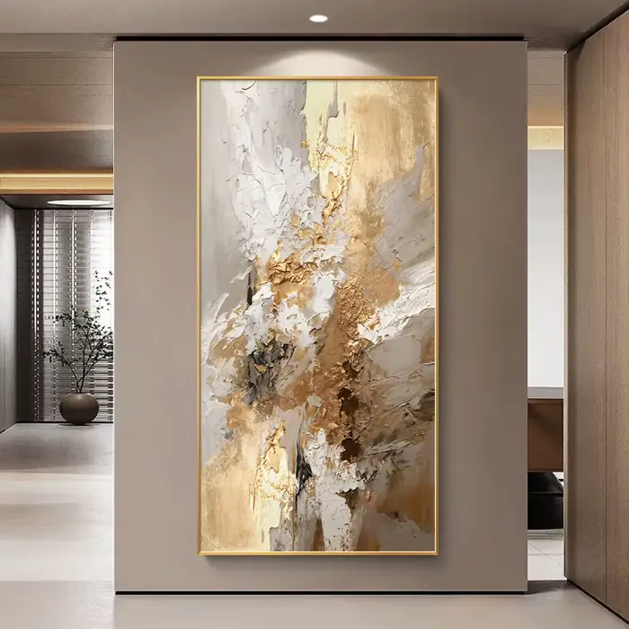 Toile d'art mural abstrait de luxe