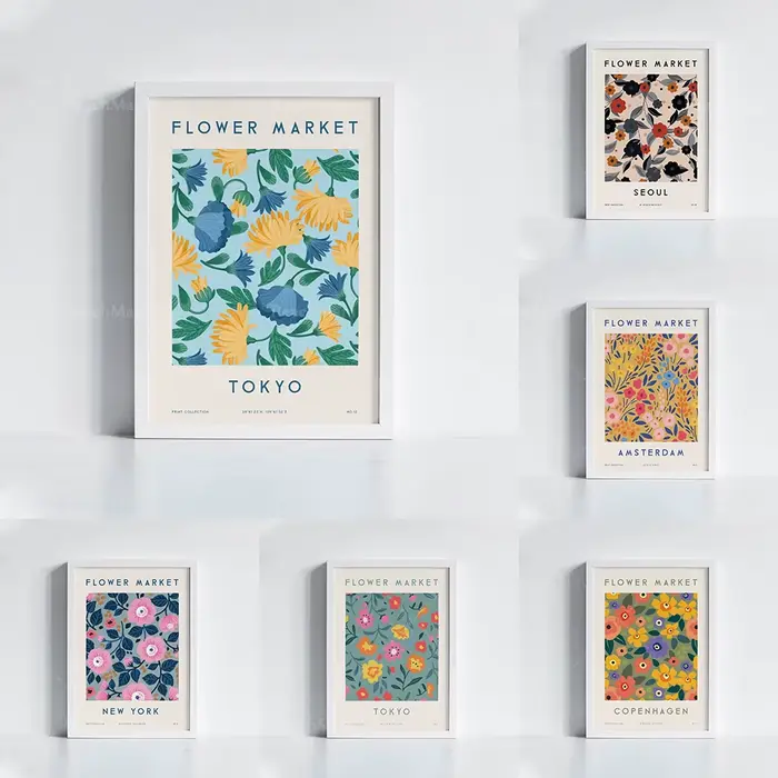 Affiches Takflower du marché des fleurs