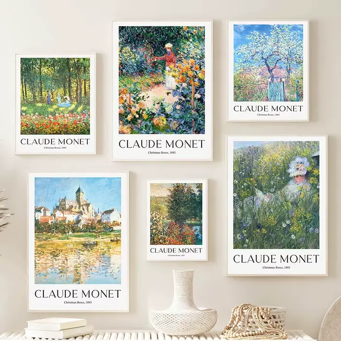 Art mural classique scandinave vintage