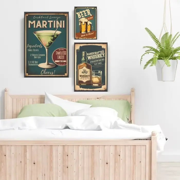 Affiche de Cocktail Rétro à Clicks