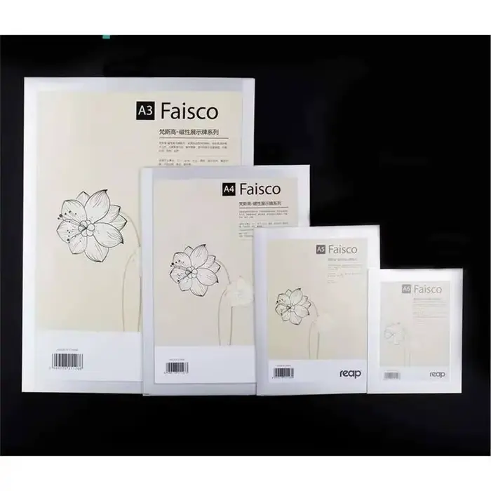 5 pièces 148X210mm argent fenêtre Photo affiche porte-signe en plastique Double face adhésif
