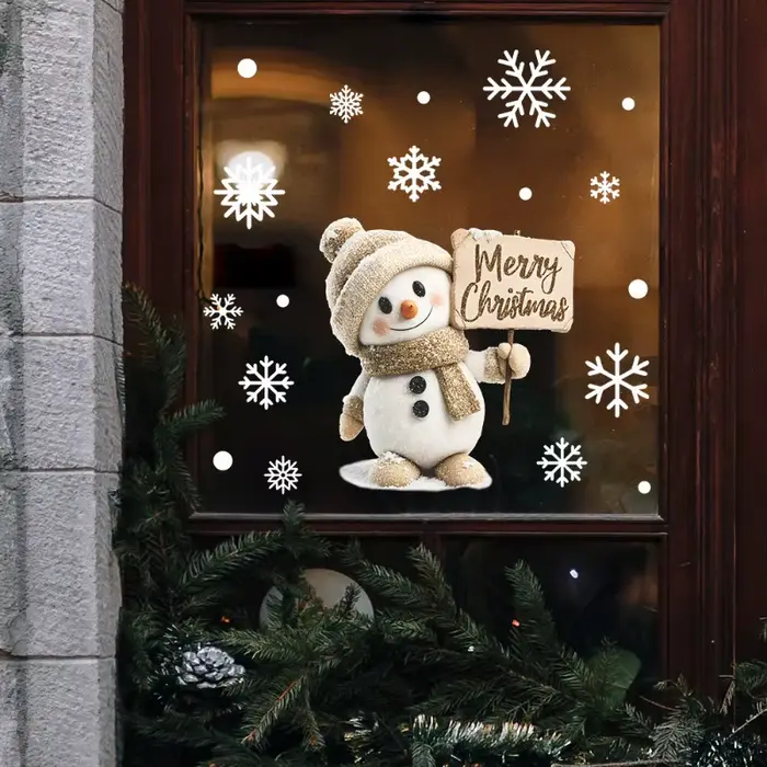 Autocollants de fenêtre de noël