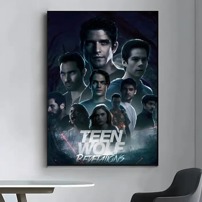 Affiche T-Teen Wolf, autocollants haute définition