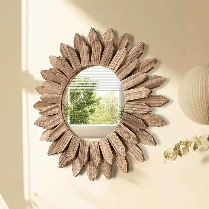 Miroir décoratif tournesol