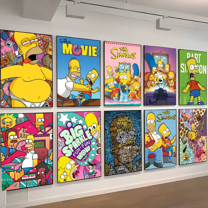 Affiche drôle de Simpson imprimée A5 A4 A3 A2