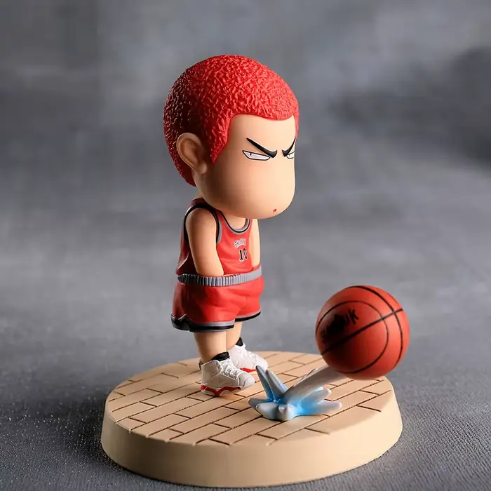 Figurines d'action Anime Slam Dunks version Q Sakuragi Hanamichi Rukawa Kaede, modèles de poupées, ornements de voiture, jouets pour enfants, décoration de gâteau
