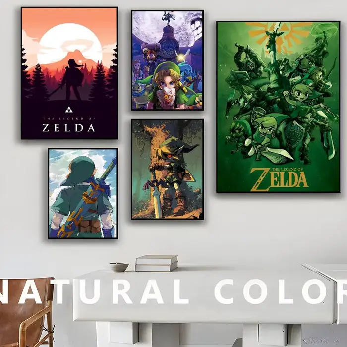 Affiche de jeu vidéo Legend Zeldas