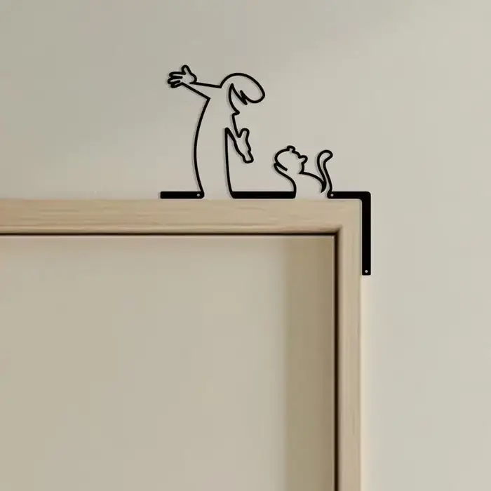 Décor mural en métal, panneau en fer forgé