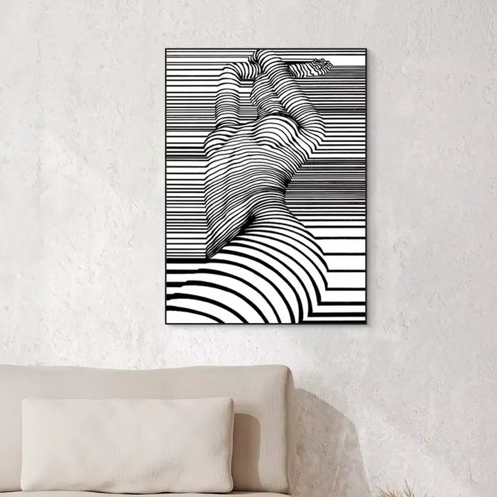 Art mural abstrait moderne