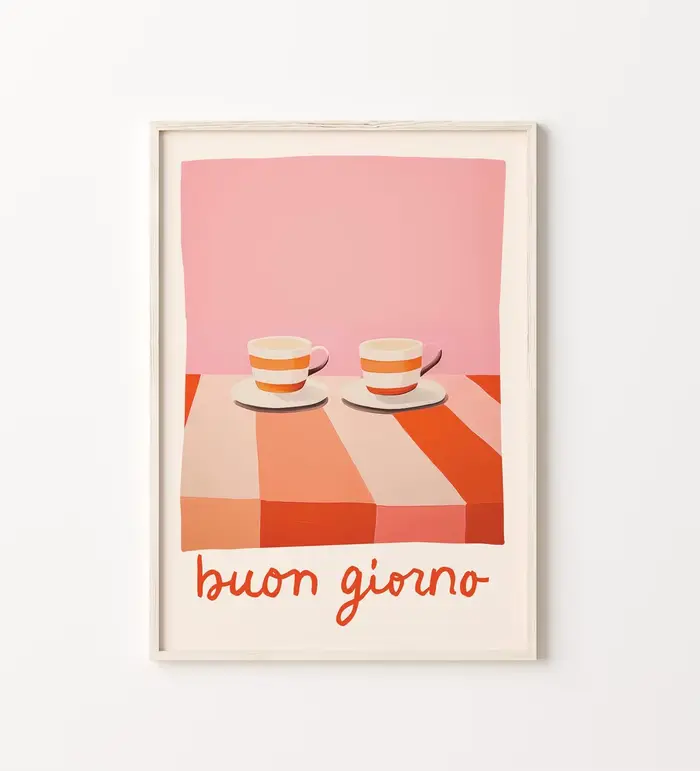 Affiches et imprimés de cuisine, citations italiennes, expresso, café, Pot Moka, peinture sur toile 