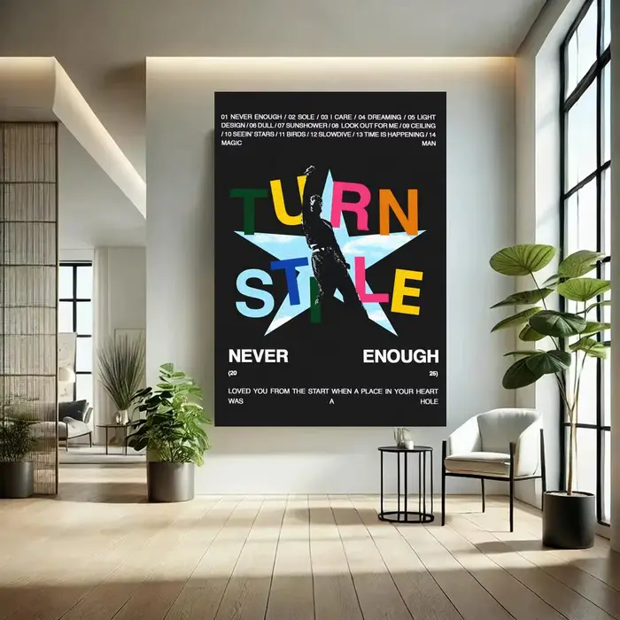 Affiche Singer Turnstile, affiches classiques et impressions d'art mural adaptées aux salons, aux ch