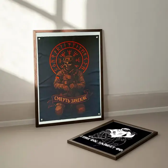 Logo de soldat cool pour les passionnés de militaire