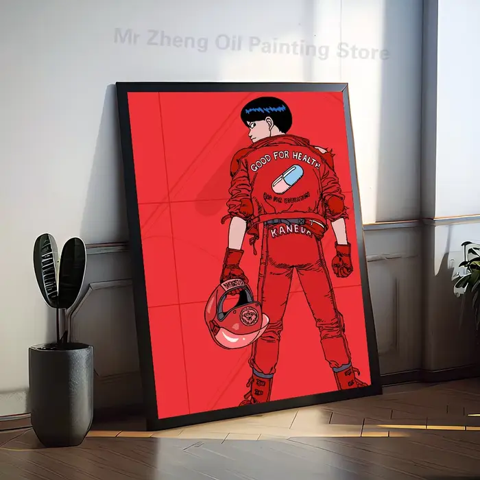 Affiche de Dessin Animé A-akira Auto-Adhésive en Papier Imperméable