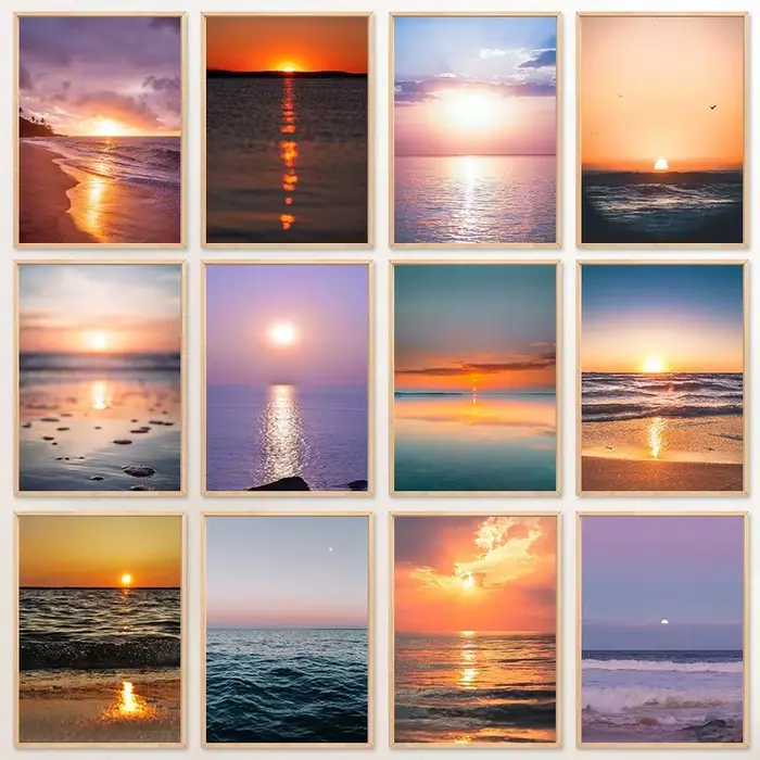 Affiches et impressions de lever de soleil de bord de mer