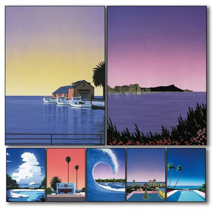 Hiroshi Nagai – affiche de la série Vintage