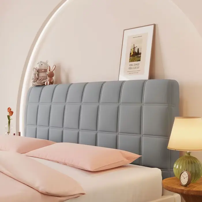 Housse de protection universelle en velours pour tête de lit