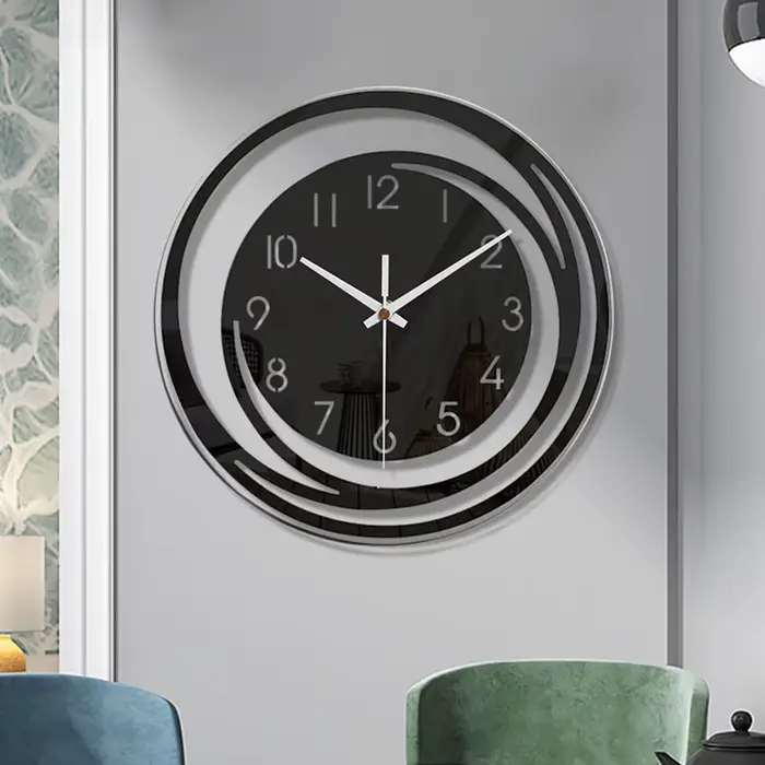 Horloge murale en acrylique de Style Simple