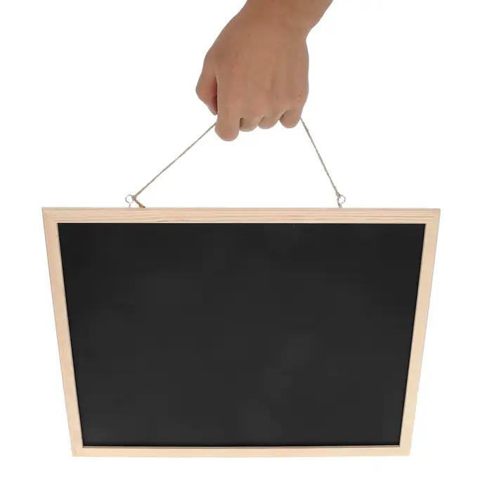 Tableau à bordure en bois pour tenture murale