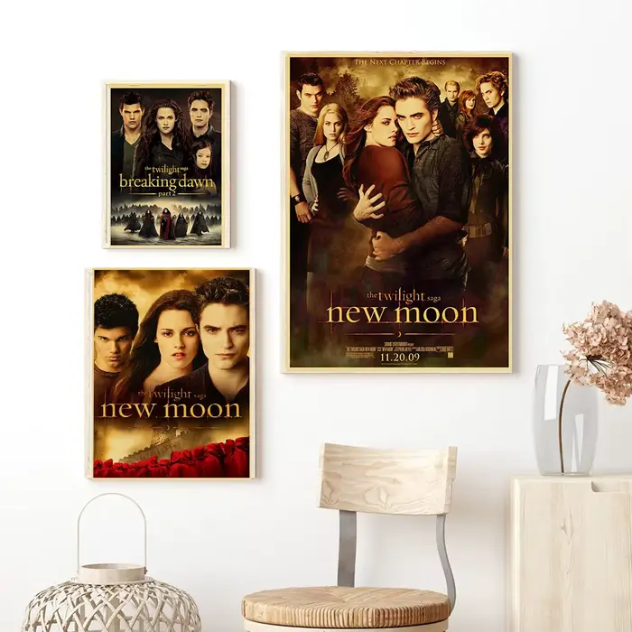 Film TV Film crépuscule Vintage affiches mur chambre peinture nostalgie décor esthétique dessin animé Art cadeau impression Art peintures murales