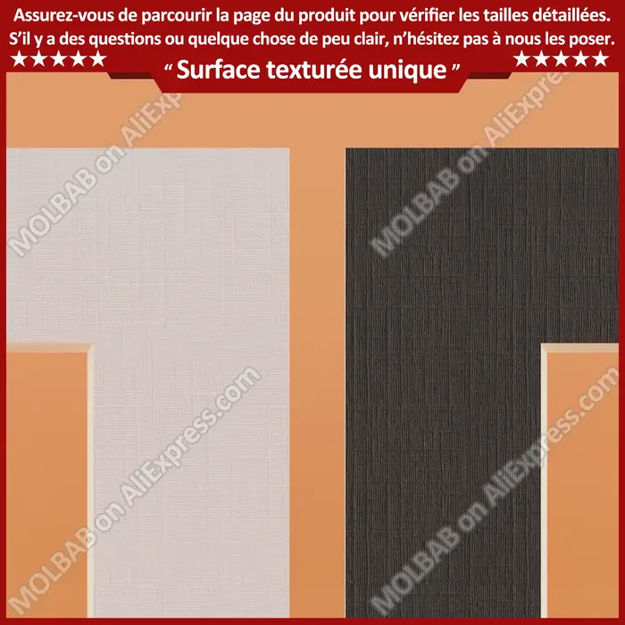 Tapis Photo carrés 8/10/12/14/16 pouces, supports en carton à Surface texturée blanc/noir pour décoration de montage de cadre Photo, 12 pièces/lot