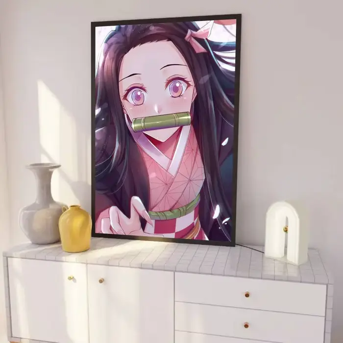 Affiches autocollantes imperméables avec personnages d'anime N-nezuko