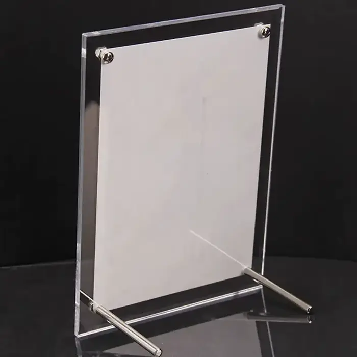Boîte à cadre en acrylique transparent